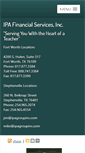 Mobile Screenshot of ipafinancialservices.com